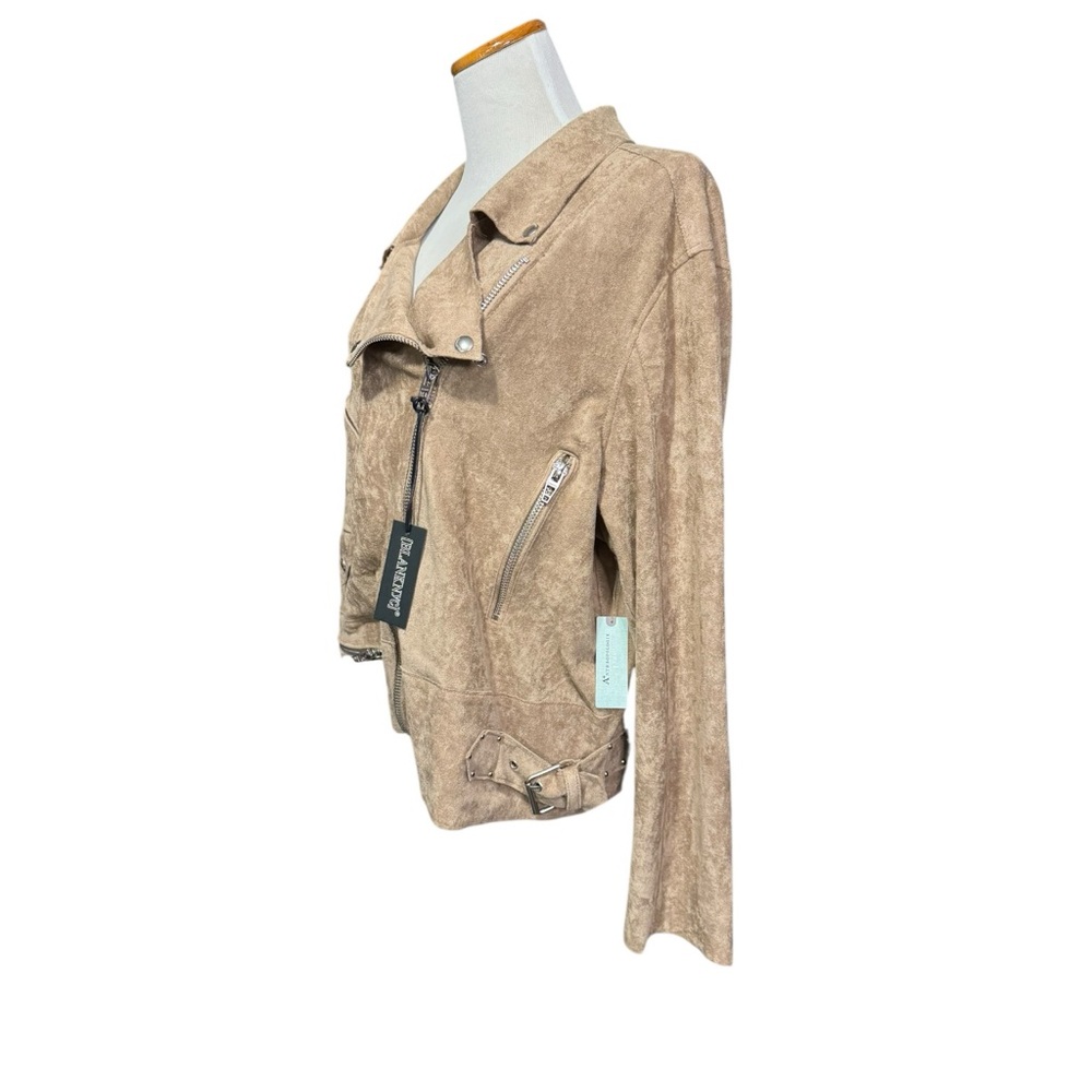 ✨NWT Anthropologie |Blank NYC | Faux Suede Moto Jacket - Picture 2 of 12